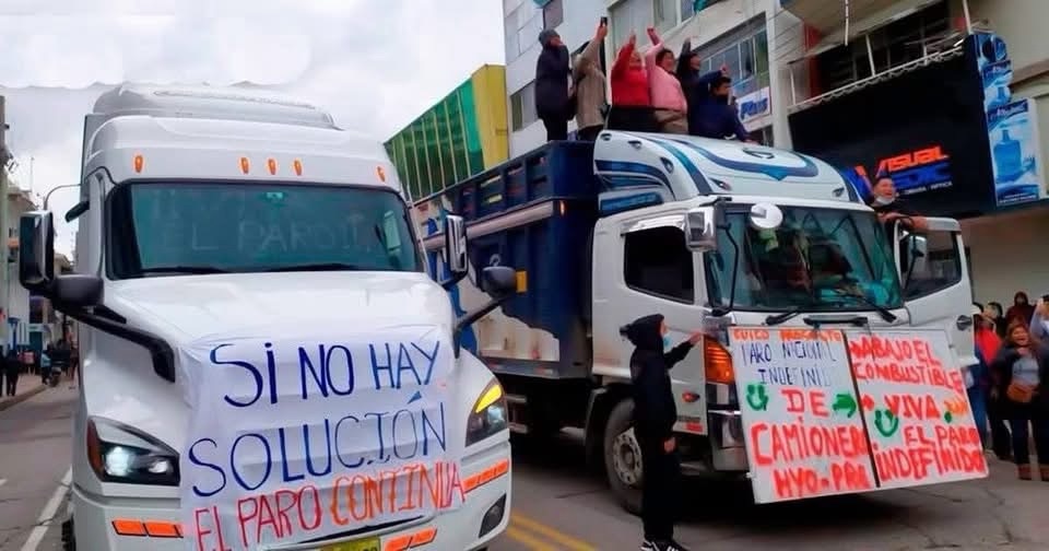 TRANSPORTISTAS ANUNCIAN PARO NACIONAL INDEFINIDO DESDE EL 2 DE JUNIO POR INSEGURIDAD Y ALZA DEL DIÉSEL