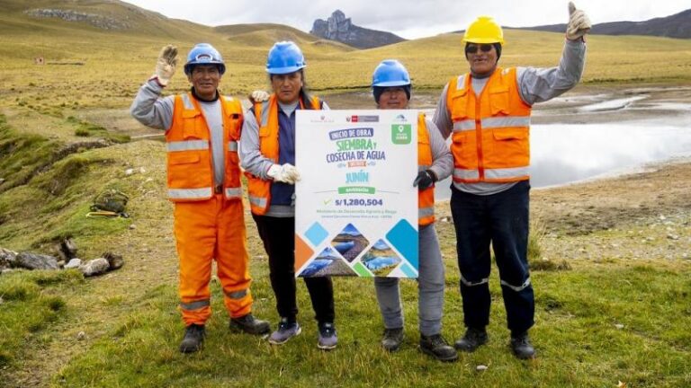 JUNÍN REFUERZA SU SEGURIDAD HÍDRICA: MÁS DE S/ 2 MILLONES PARA SIEMBRA Y COSECHA DE AGUA EN ZONAS ALTOANDINAS